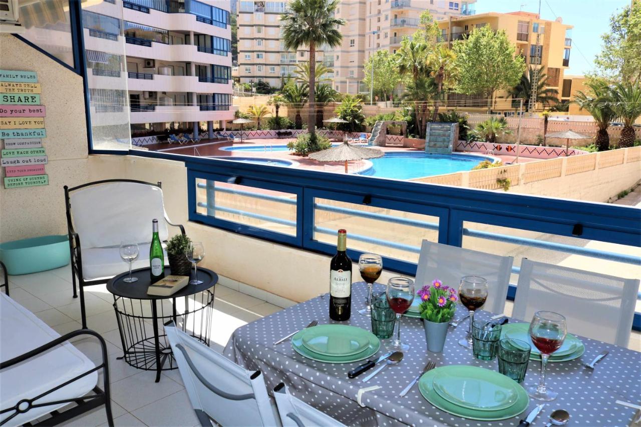 11B Tb 2º Linea De Playa 1 Dormitorio Y Wifi Calpe Eksteriør bilde
