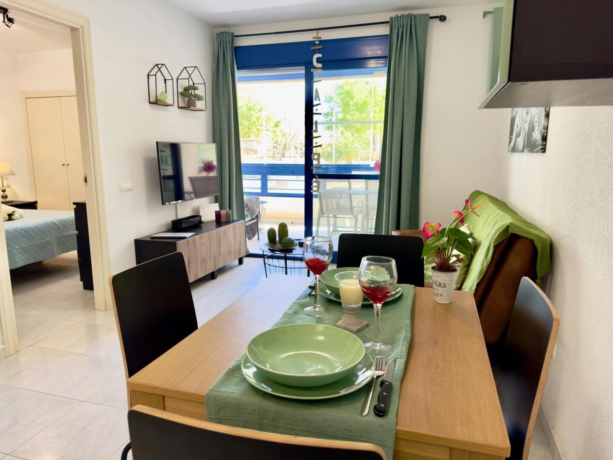11B Tb 2º Linea De Playa 1 Dormitorio Y Wifi Calpe Eksteriør bilde